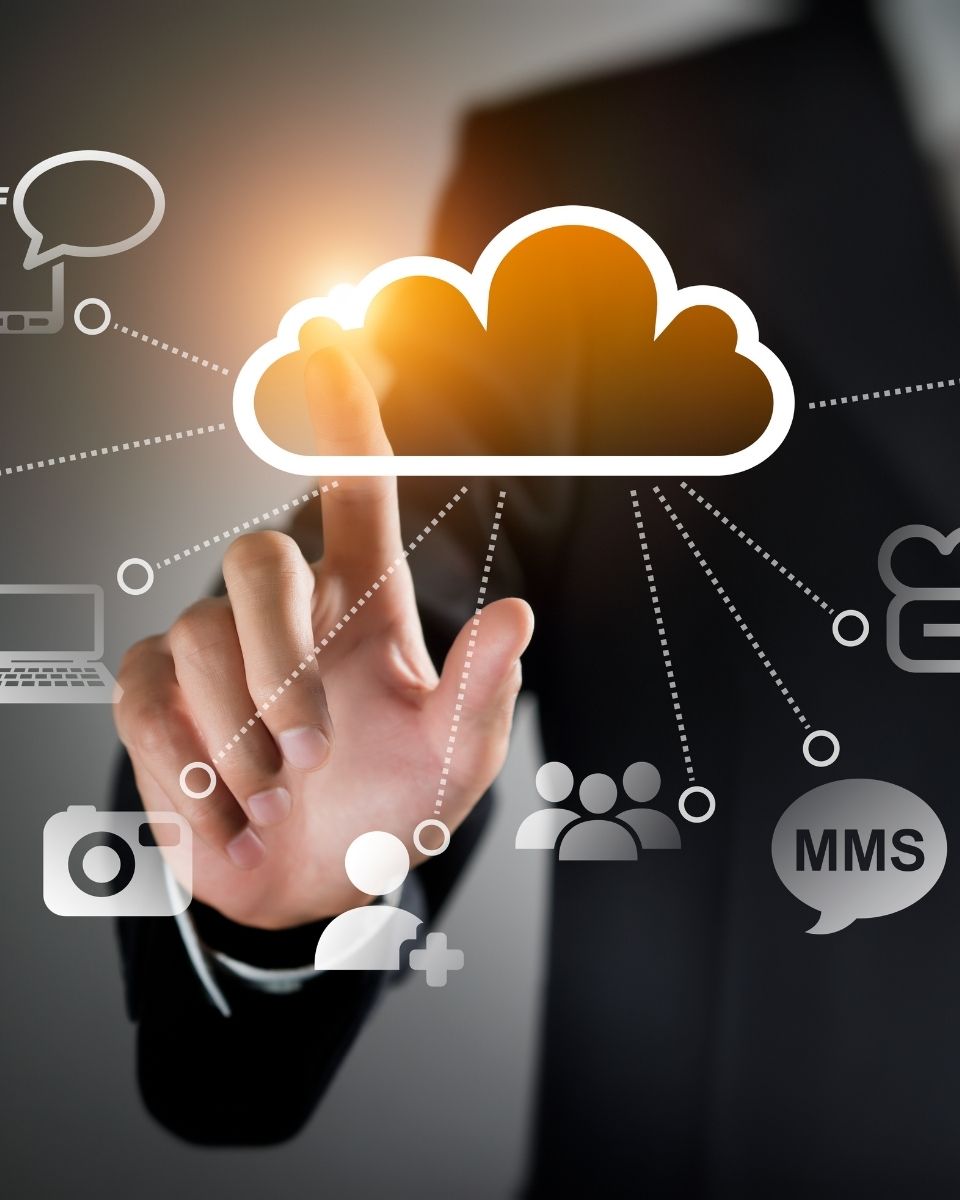 Cloud computing solutions and data management.
