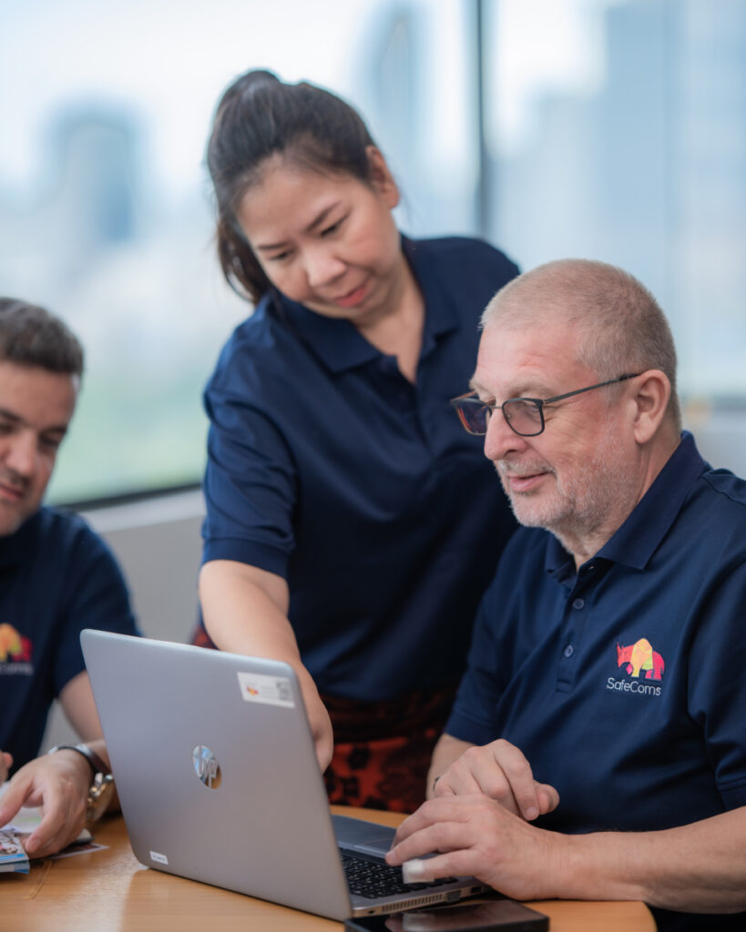 Modern IT infrastructure and digital security services.