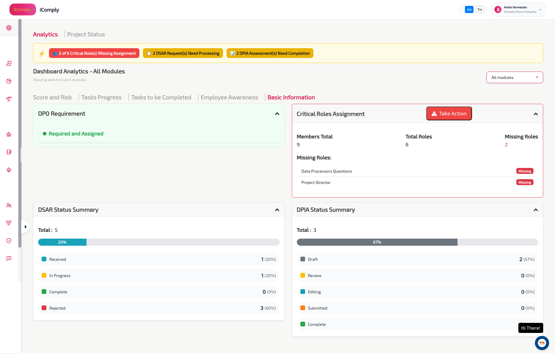UI displaying basic information and software settings.